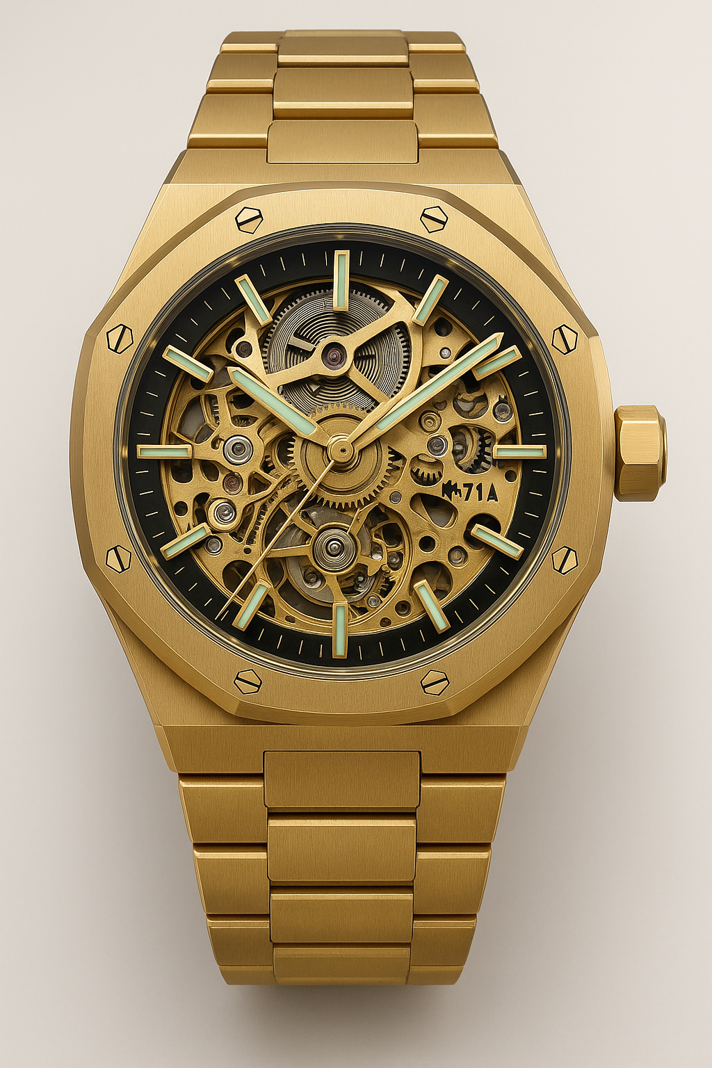The Seiko Mod Royal Oak Style Skeleton Automatic